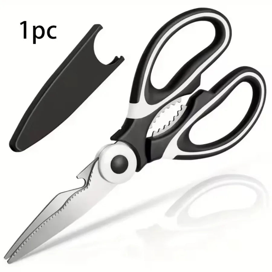 Heavy-Duty Kitchen Scissors - Sharp Poultry and Meat Shears