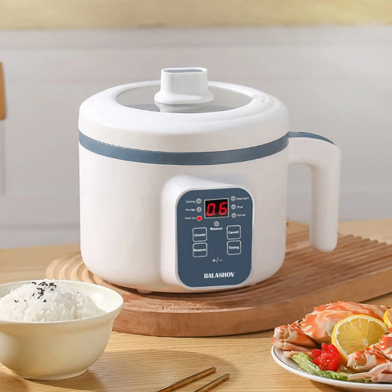 1.7L Electric Rice Cooker - Multi-Function Steamer Pot