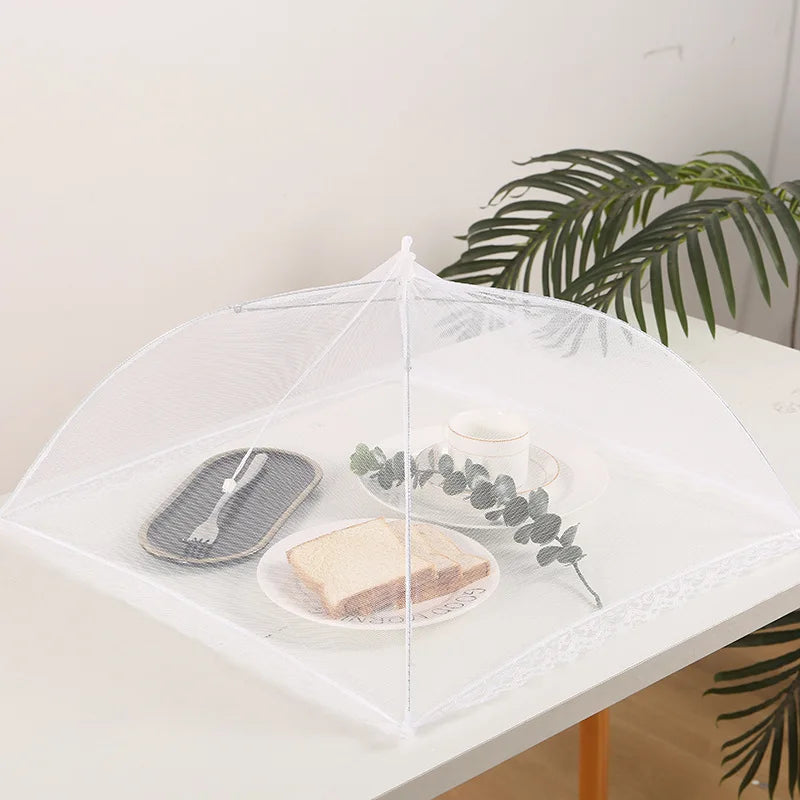 Pop-Up Food Mesh Cover - Foldable Insect-Proof Umbrella