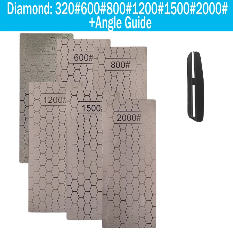 Diamond Knife Sharpening Stone - Whetstone Bar for Kitchen