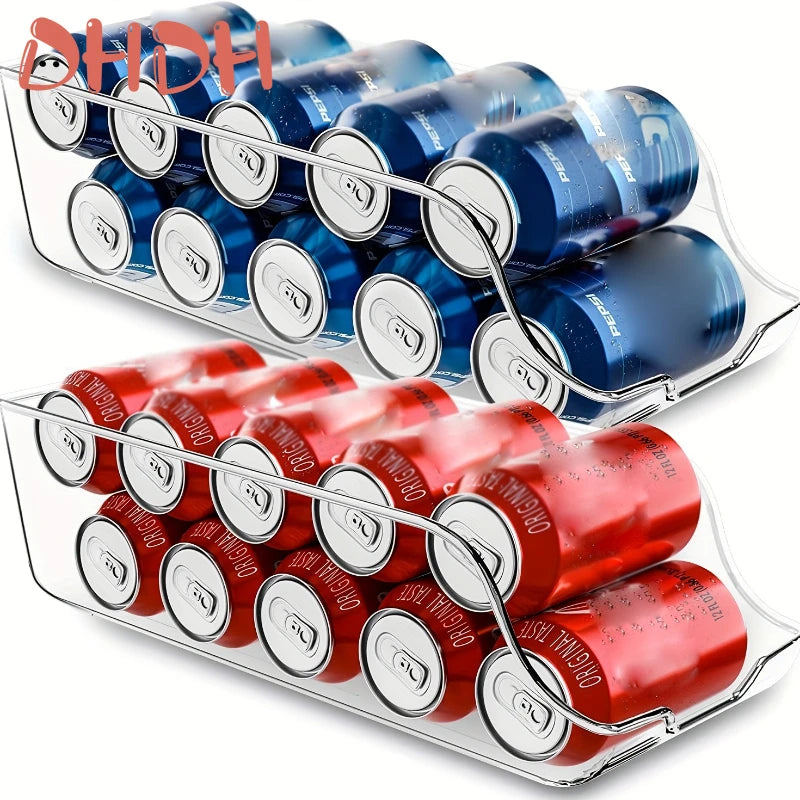 Refrigerator Can Organizer - Soda and Beverage Storage Basket