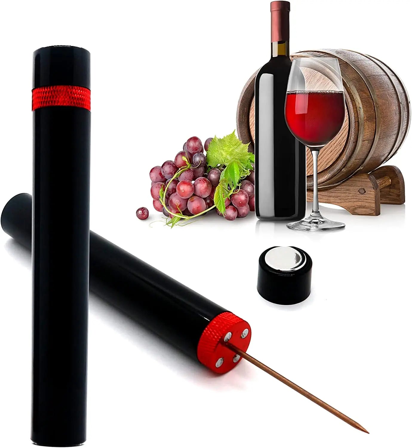 Air Pressure Wine Opener - Portable Stainless Steel Pin
