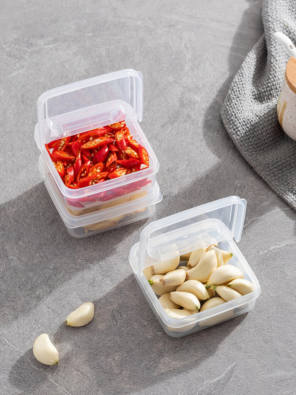 Freezer Storage Boxes Set - Small Fresh-Keeping Containers