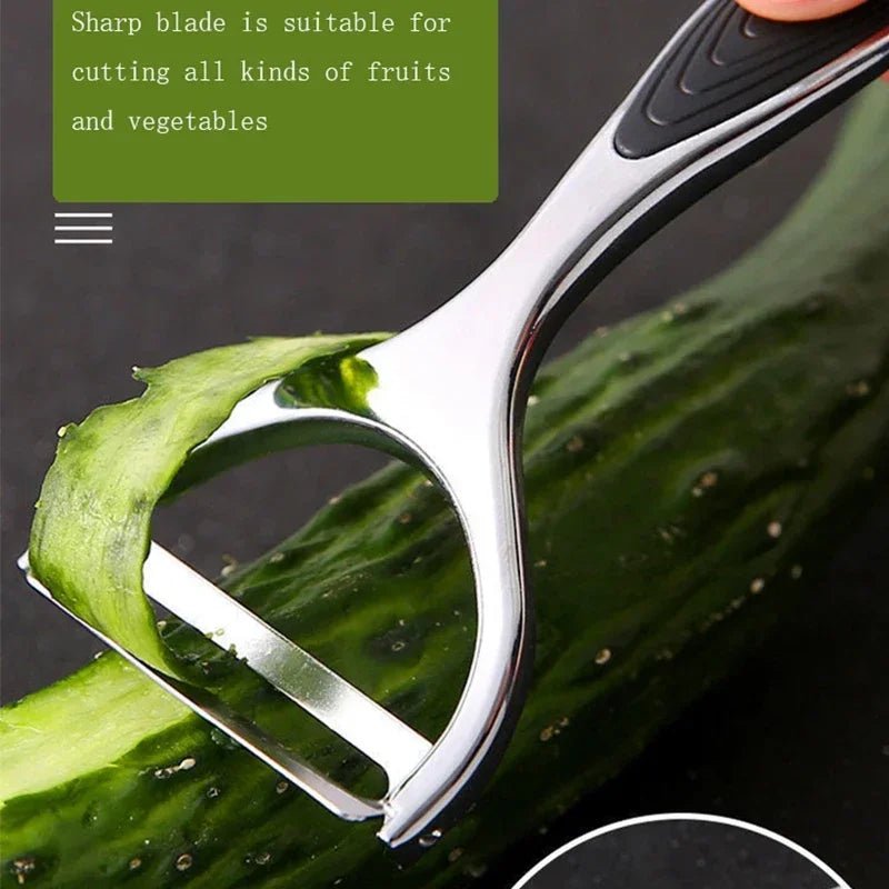 Multi-Function Vegetable Peeler - Stainless Steel Shredder and Grater
