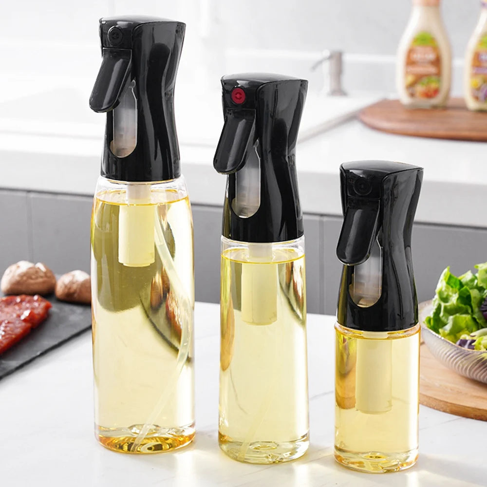Oil Spray Bottle Set - Kitchen Cooking Dispenser for Olive Oil