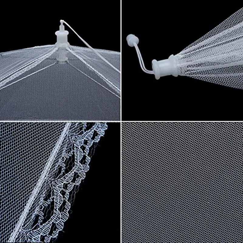 Pop-Up Food Mesh Cover - Foldable Insect-Proof Umbrella
