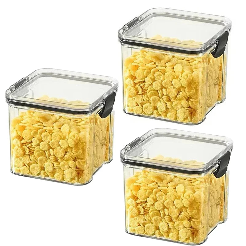 Sealed Storage Jars Set - Large Capacity Kitchen Organizer