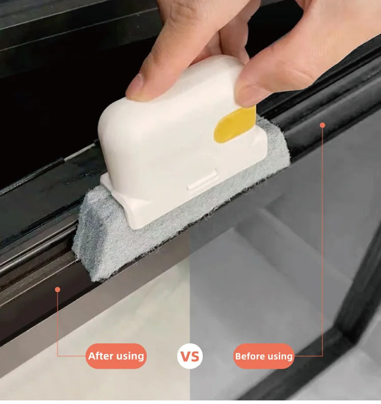 2-in-1 Groove & Window Slot Cleaning Brush