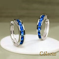 Céleste — Classic CZ Hoop Earrings