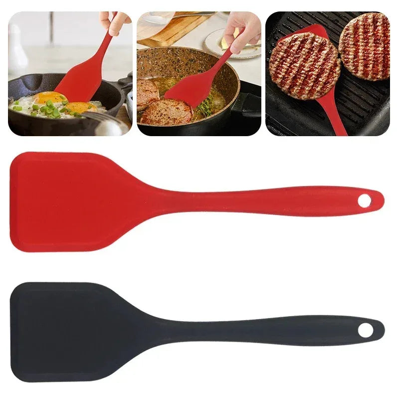 Silicone Cooking Spatula - Non-Stick Dense Shovel for Frying