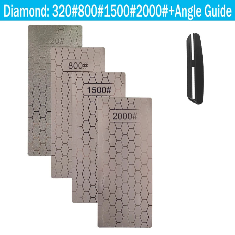 Diamond Knife Sharpening Stone - Whetstone Bar for Kitchen