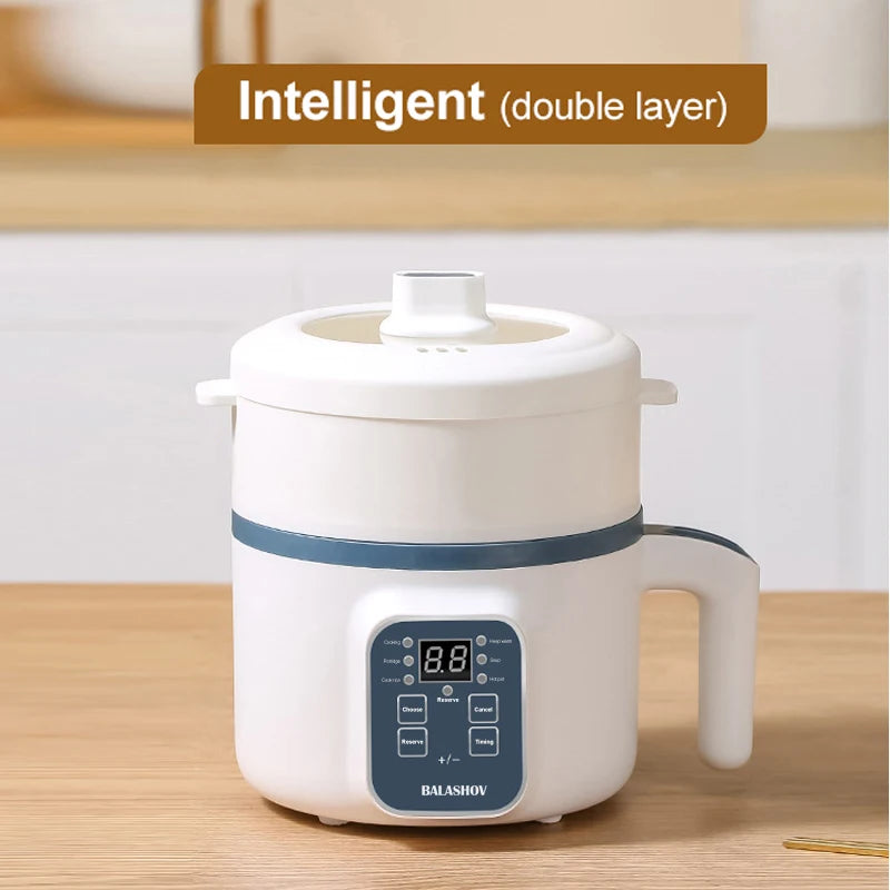 1.7L Electric Rice Cooker - Multi-Function Steamer Pot