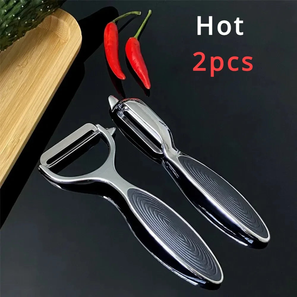 Multi-Function Vegetable Peeler - Stainless Steel Shredder and Grater
