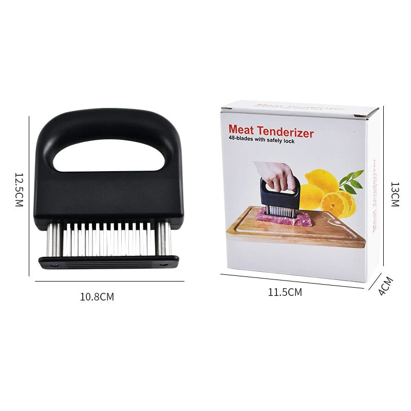 48-Pin Meat Tenderizer - Stainless Steel BBQ Tool