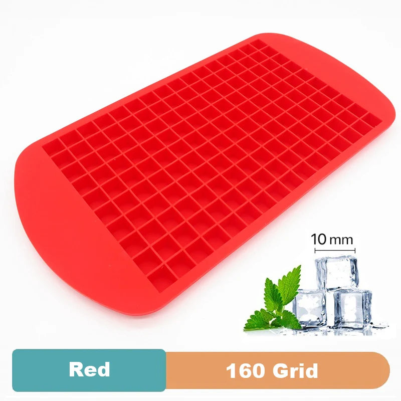 Large Ice Cube Tray - Jumbo Silicone Mold with Multiple Grids