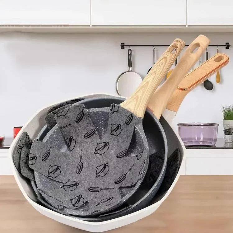 Heat-Resistant Felt Mats - 3PCS Non-Woven Pot Protectors