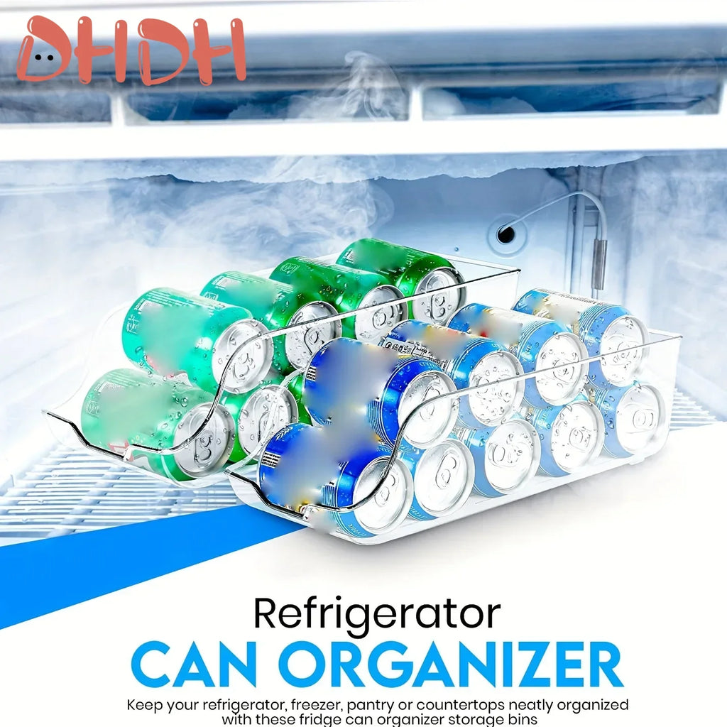 Refrigerator Can Organizer - Soda and Beverage Storage Basket