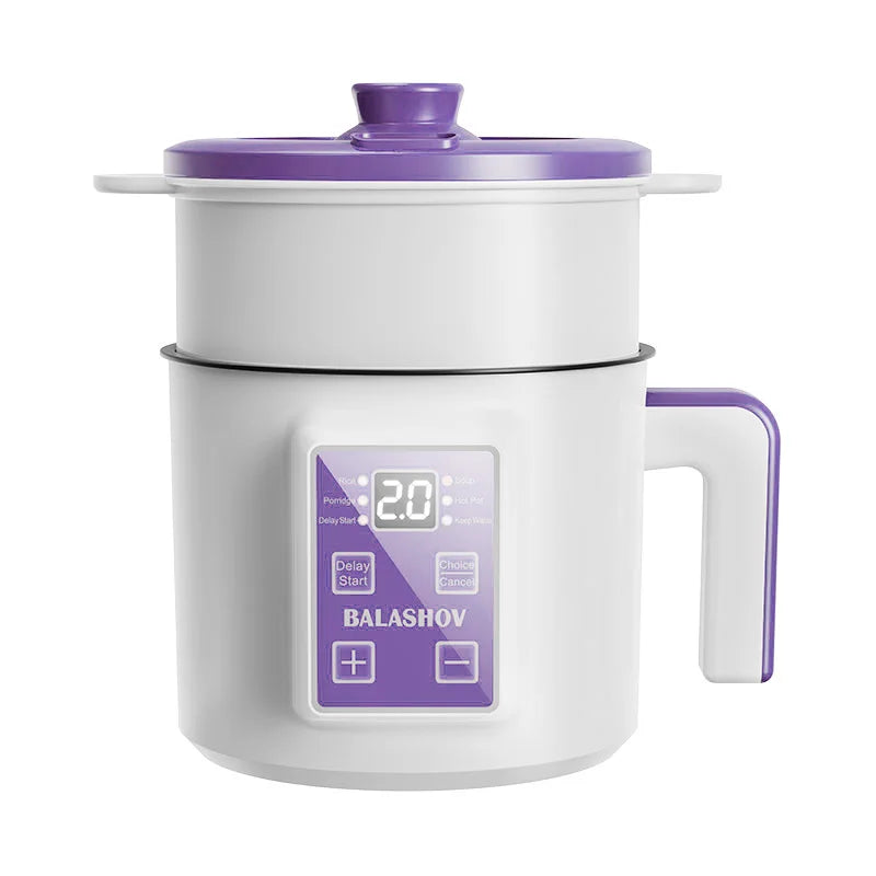 1.7L Electric Rice Cooker - Multi-Function Steamer Pot