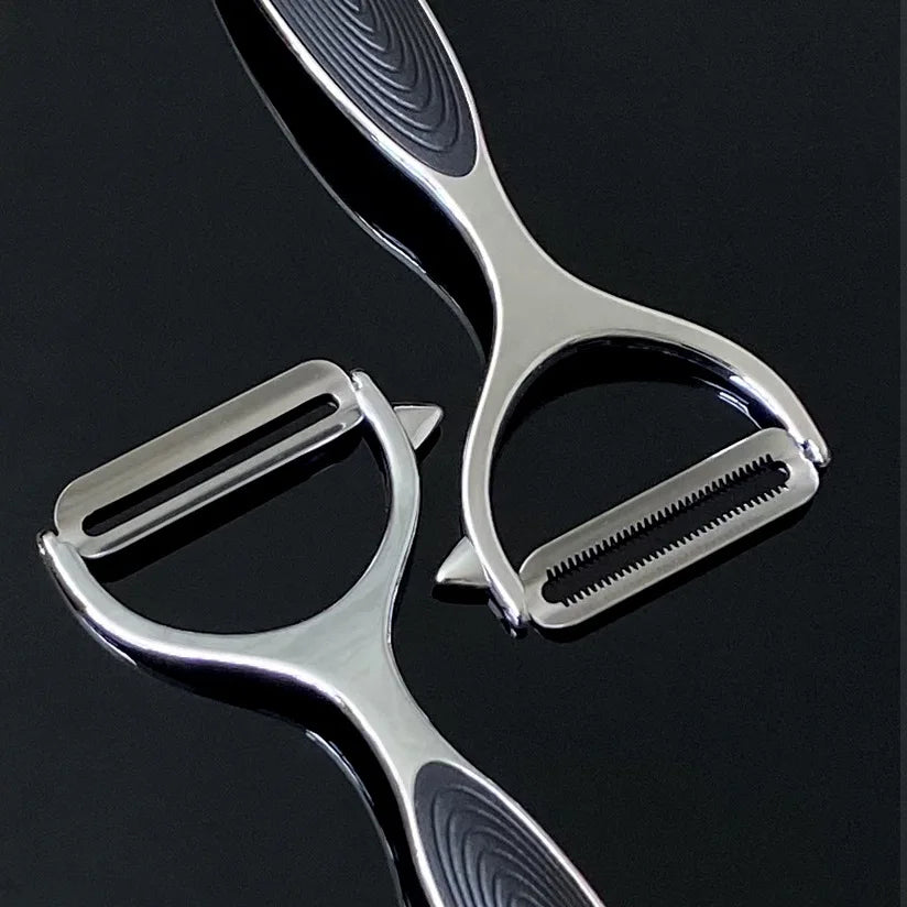 Multi-Function Vegetable Peeler - Stainless Steel Shredder and Grater