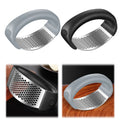 Stainless Steel Garlic Press - Manual Crusher and Chopper