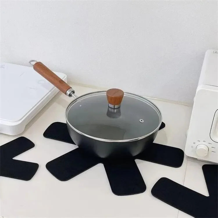 Heat-Resistant Felt Mats - 3PCS Non-Woven Pot Protectors