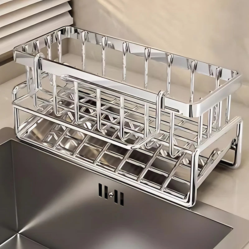 Over-Sink Drying Rack - Large Capacity Rust-Resistant Organizer