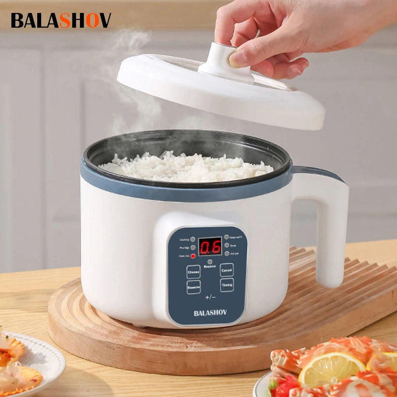 1.7L Electric Rice Cooker - Multi-Function Steamer Pot