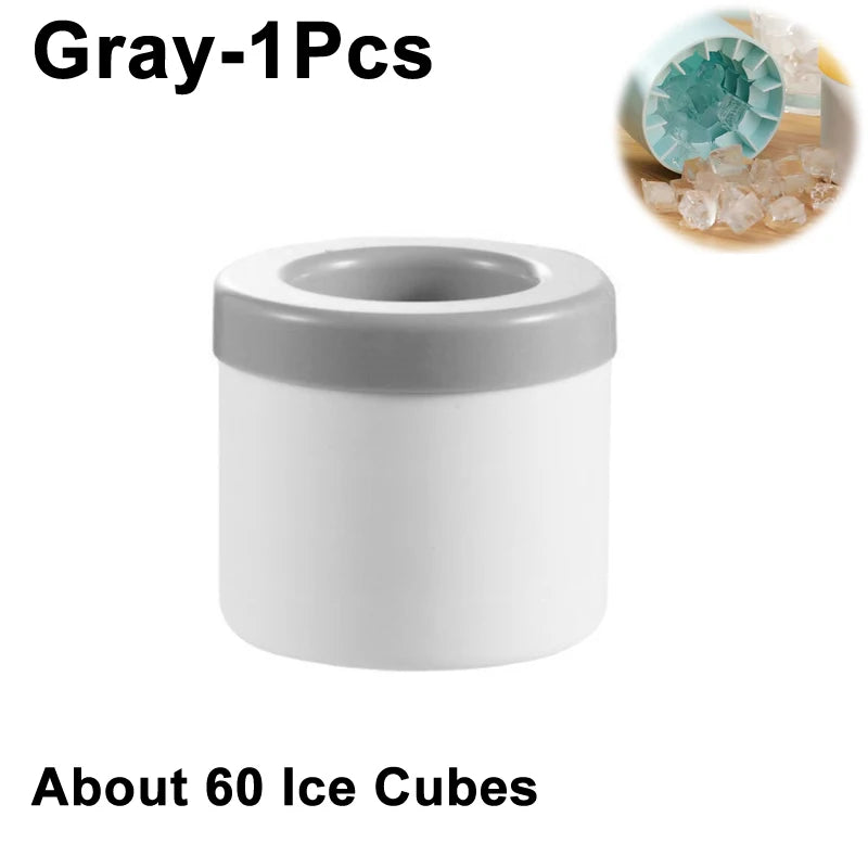 Large Ice Cube Tray - Jumbo Silicone Mold with Multiple Grids