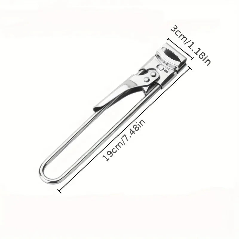 Manual Can Opener - Adjustable Stainless Steel Multi-Function Tool