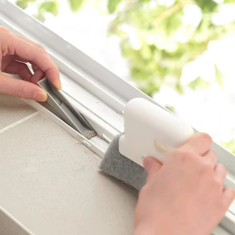 2-in-1 Groove & Window Slot Cleaning Brush