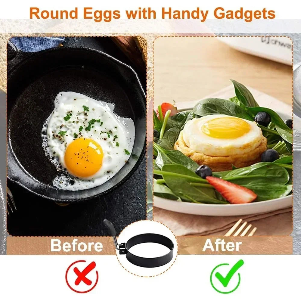 Anti-Scald Egg Frying Ring - Stainless Steel Nonstick Mold