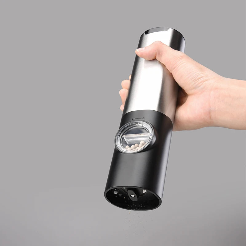 Automatic Pepper Grinder - USB Rechargeable with Adjustable Coarseness