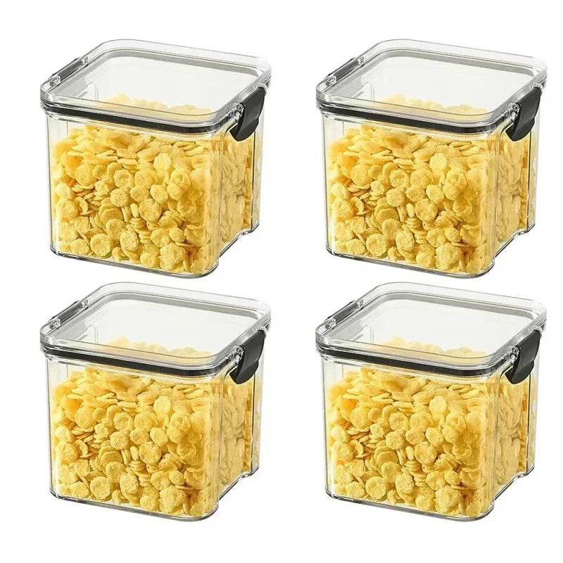 Sealed Storage Jars Set - Large Capacity Kitchen Organizer