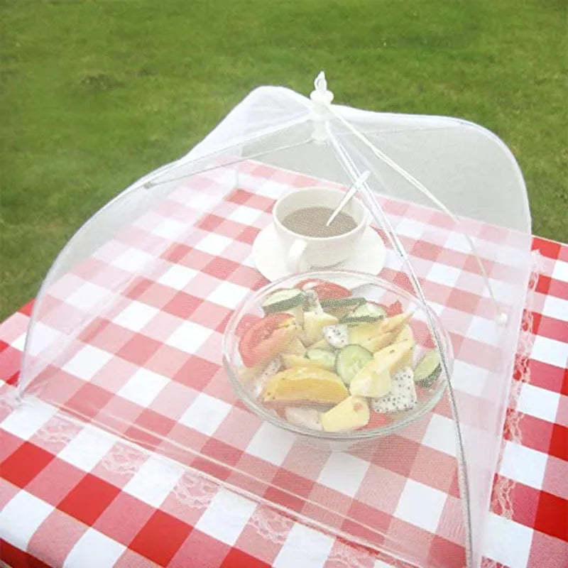Pop-Up Food Mesh Cover - Foldable Insect-Proof Umbrella