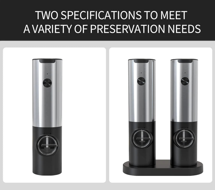 Automatic Pepper Grinder - USB Rechargeable with Adjustable Coarseness