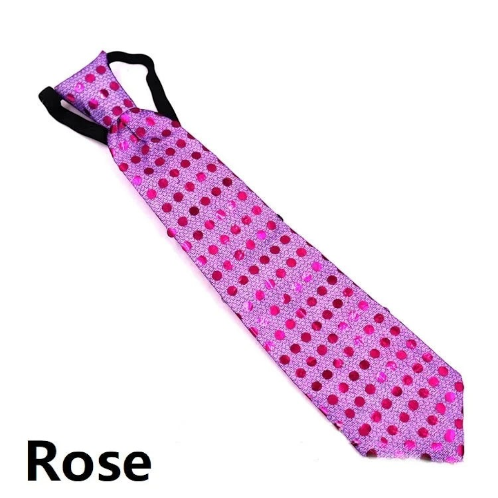 Gr8est rose pink polka dot necktie for parties and formal events with a vibrant patterned design