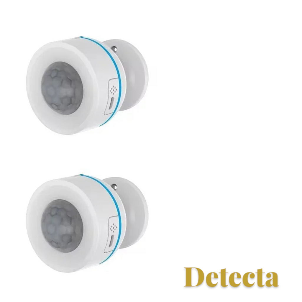 Gr8est white wireless PIR motion sensor with infrared detector for smart home security systems