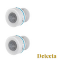 Gr8est white wireless PIR motion sensor with infrared detector for smart home security systems