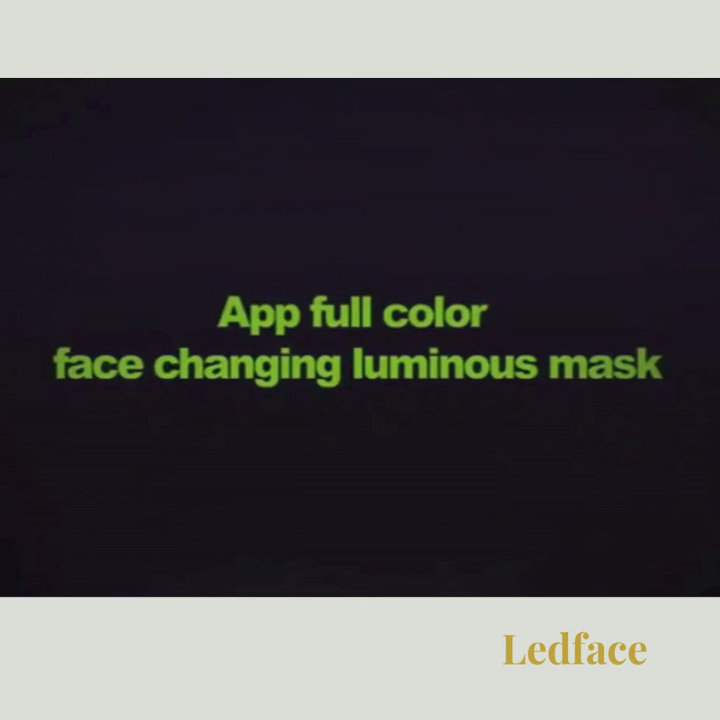 Ledface - Bluetooth RGB LED Mask