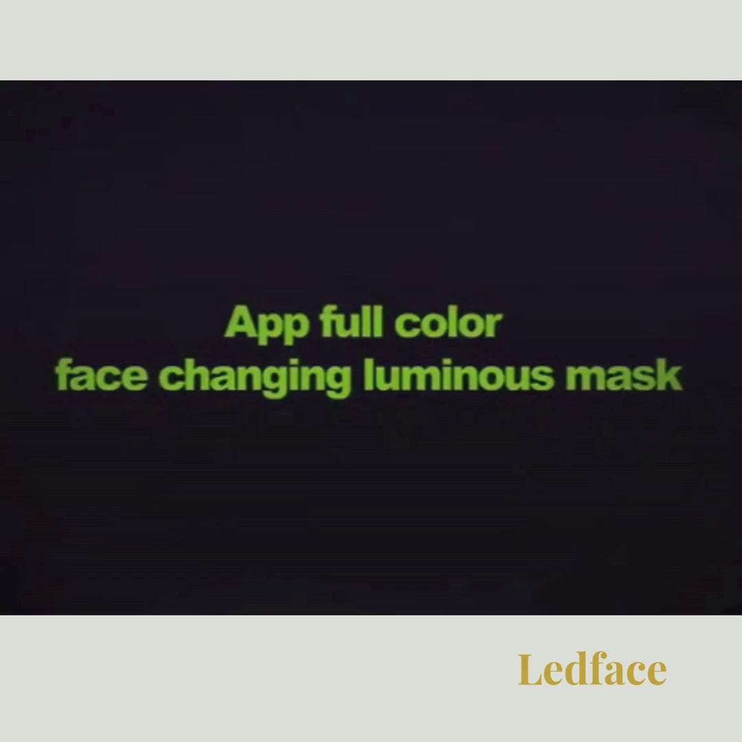 Ledface - Bluetooth RGB LED Mask