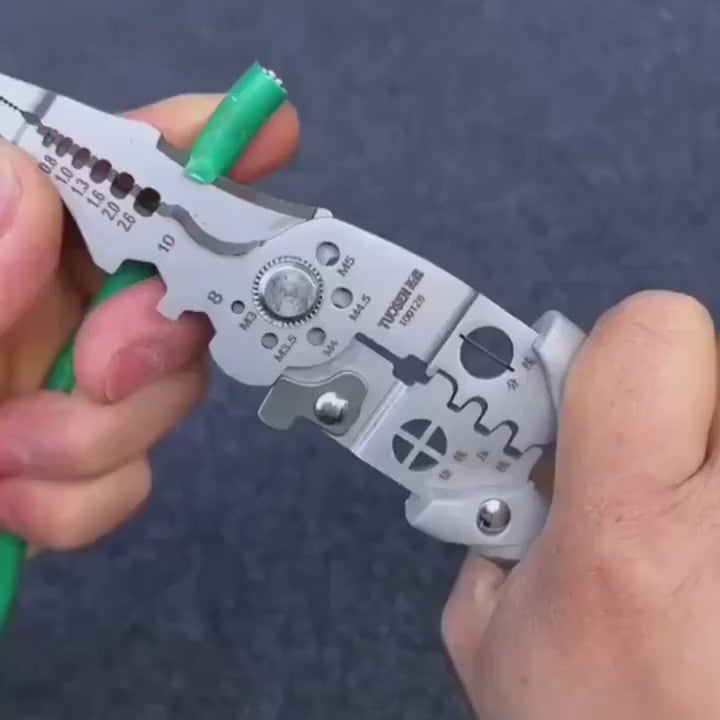 WirePro — Foldable Multi-Function Wire Stripper & Electrician Pliers