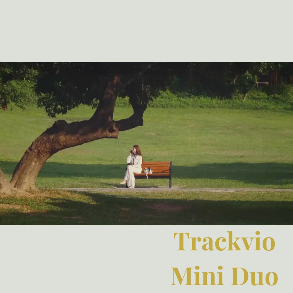 Trackvio Mini Duo | Apple Find My & Android Find Hub | IP68 Bluetooth Tracker | 1/4-Pack